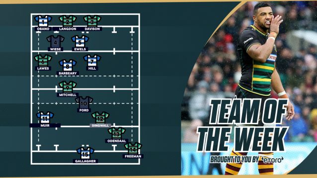 Premiership Team of the Week: Luther Burrell picks ‘fantastic’ George Ford at 10 alongside ‘world class’ scrum-half
