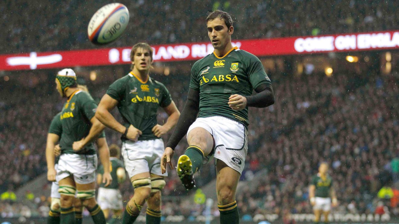 Ruan Pienaar in action for the Springboks.