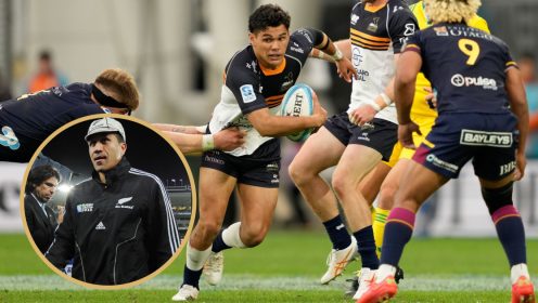 Super Rugby Pacific organisers exploring All Blacks great’s play-off idea after Rebels axe