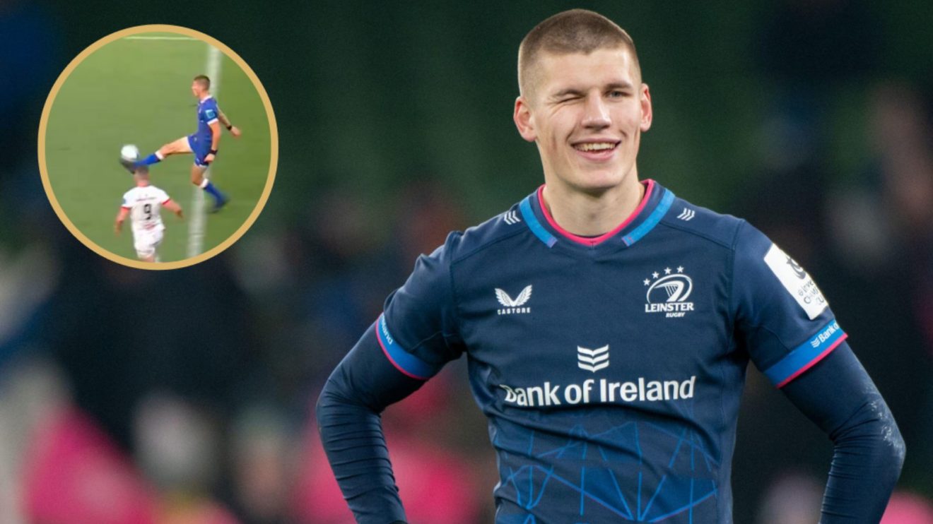 Leinster fly-half Sam Prendergast.