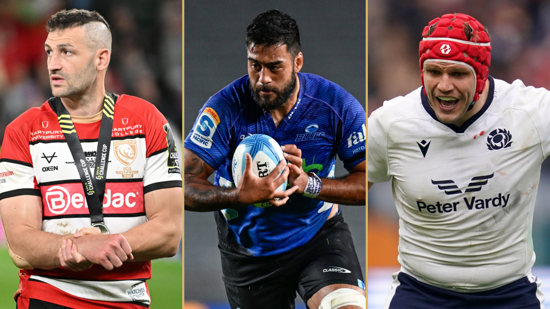 Gloucester wing Jonny May, Blues forward Akira Ioane and Scotland hooker George Turner.