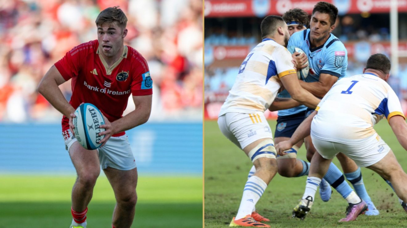 Split with Munster's Jack Crowley and Bulls v Leinster.