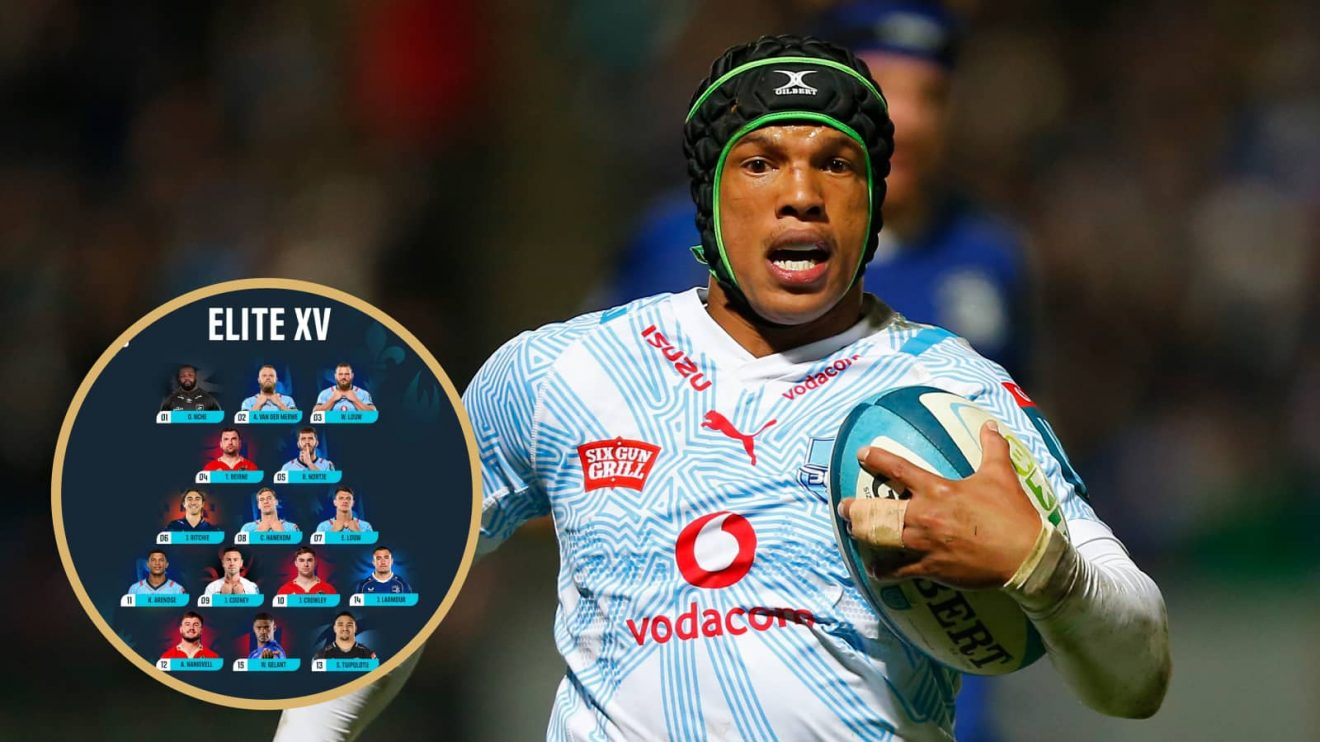 Bulls winger Kurt-Lee Arendse and a snippet of the URC elite XV