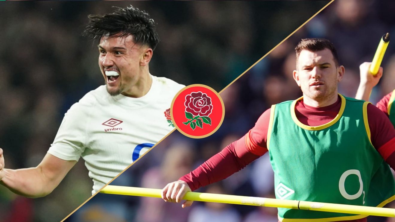 England Rugby stars Marcus Smith and Ben Spencer.