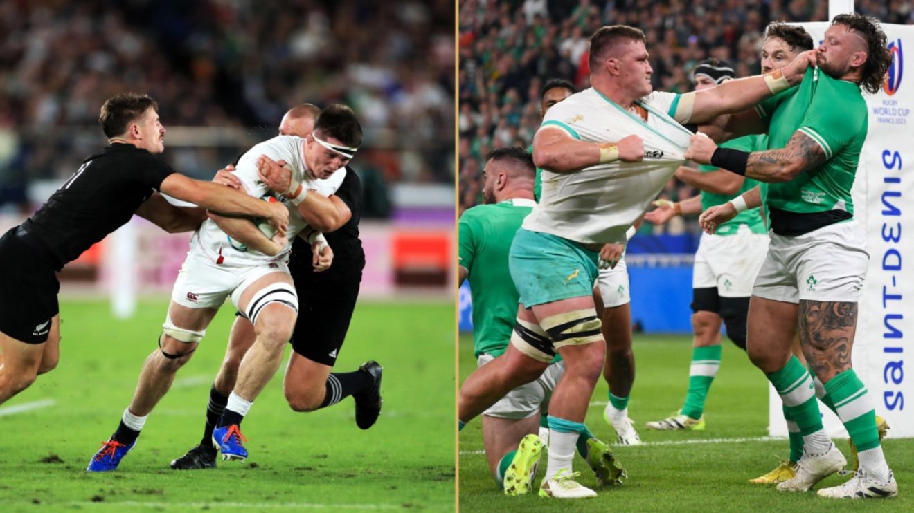 New Zealand v England split with Springboks v Ireland.