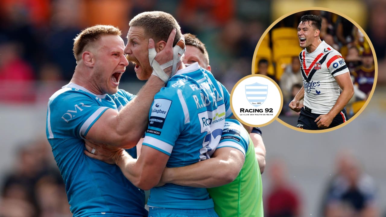 Sale Sharks back Robert du Preez and Sydney Rooster's star Joey Manu.