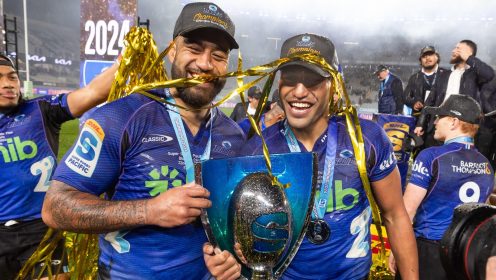 All Blacks star says ‘I put a Super Rugby title above a World Cup’ after Blues end 21-year trophy drought