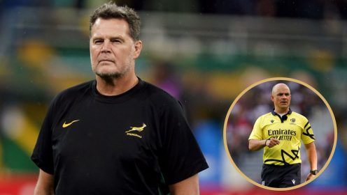Rassie Erasmus reveals how Jaco Peyper is helping Springboks with ‘disrespect’ toward referees