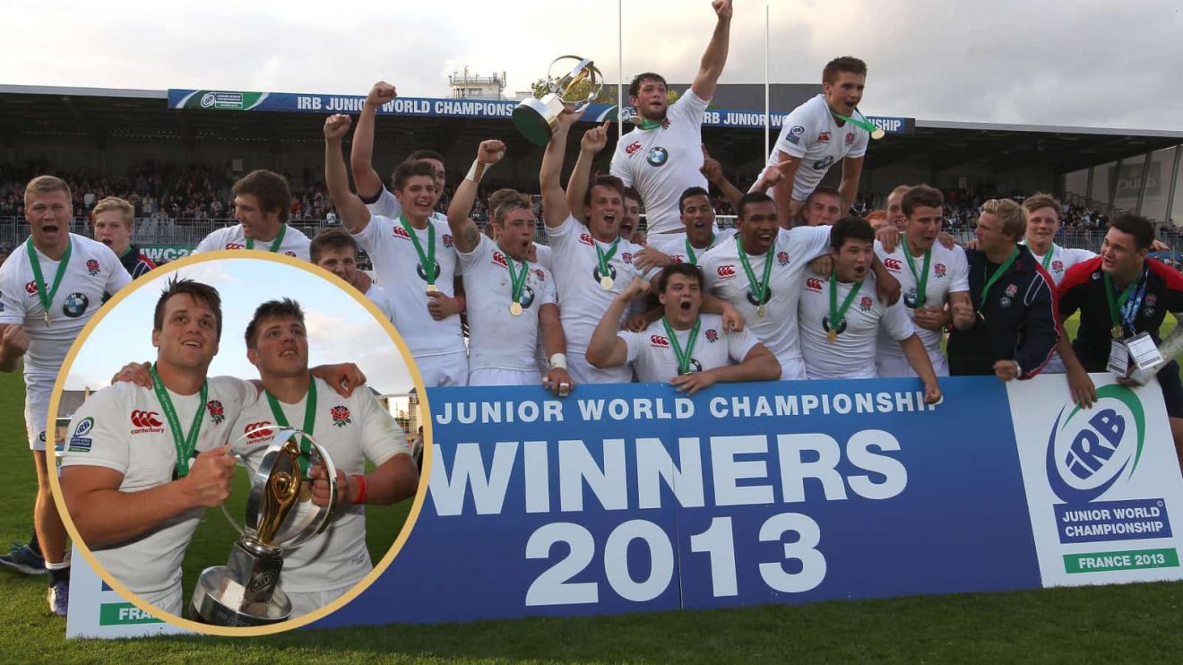 2013 World Rugby U20 Championship winners England.