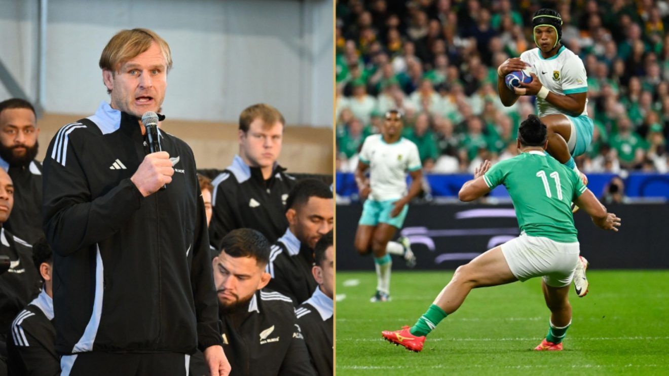 Split with All Blacks boss Scott Robertson and Ireland v Springboks.