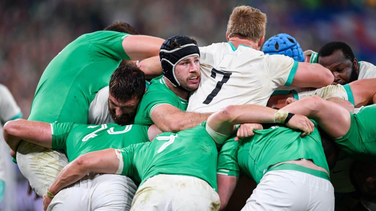 Ireland number eight Caelan Doris against the Springboks.