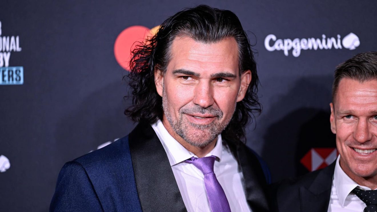 Springboks legend Victor Matfield at the World Rugby awards in 2023.