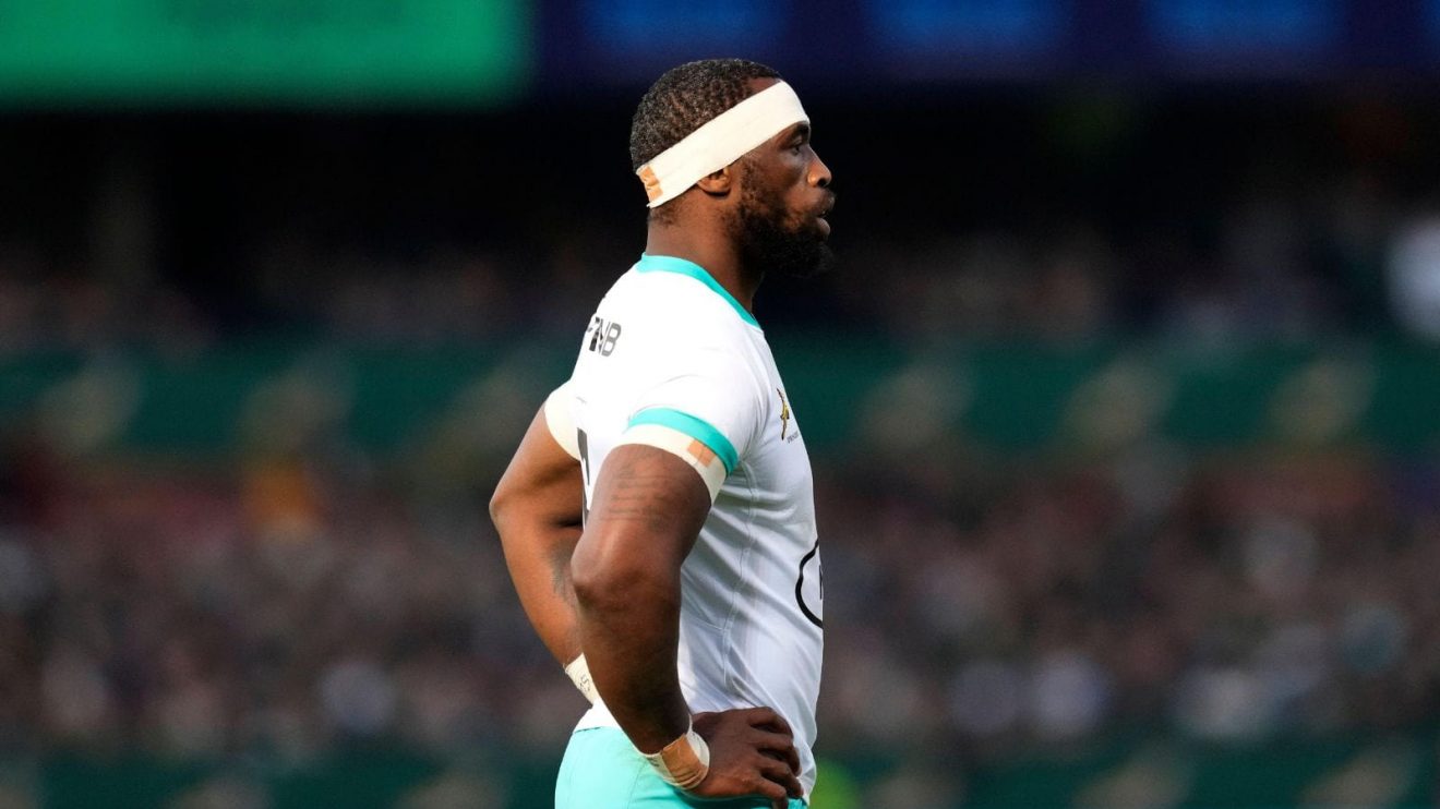 Springboks flanker Siya Kolisi in action during 2024 mid-year series.