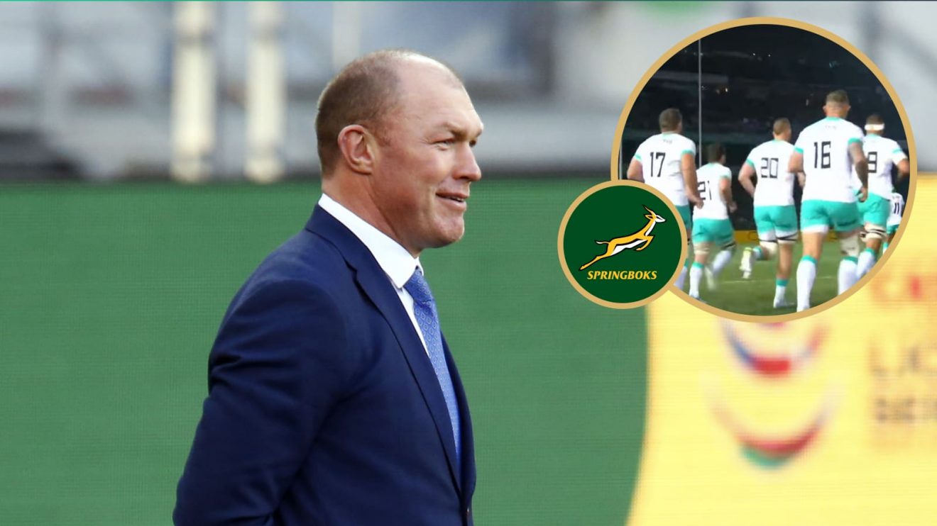 Ex-Springboks flanker Schalk Burger and the Bomb Squad coming on against Ireland.