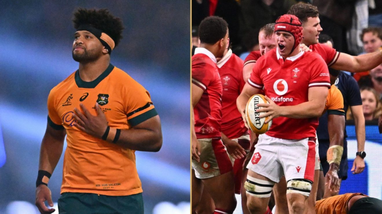 Split with Wallaby Rob Valetini and Wales star James Botham.