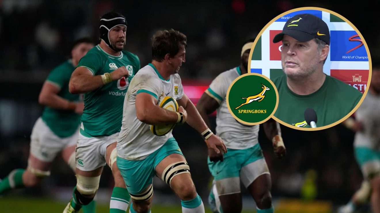 Kwagga Smith against Ireland and a snippet of Springboks boss Rassie Erasmus.