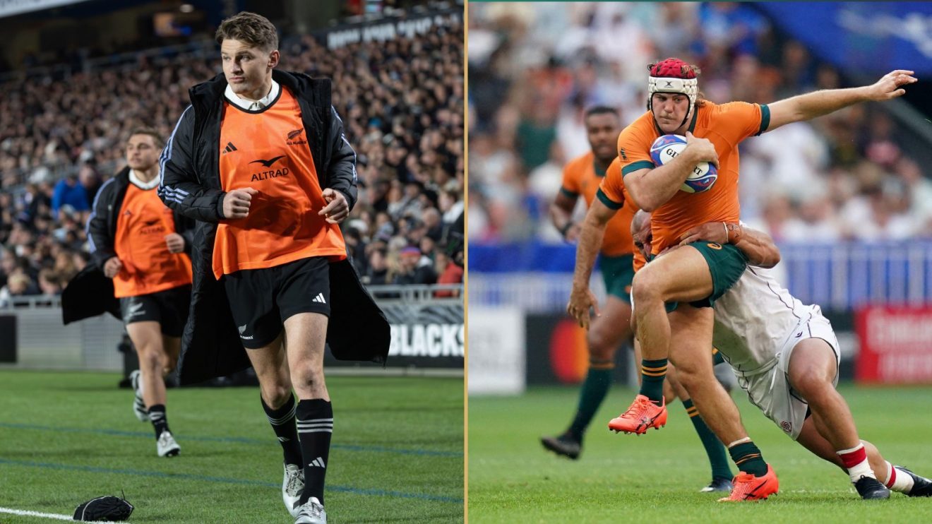 Split with All Blacks and Australia v Georgia