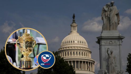USA v Scotland: Five things we learnt as Tommaso Boni offers ‘light relief’ on week Rugby World Cup trophy visits the Capitol