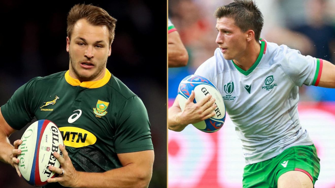 Springboks centre Andre Esterhuizen and Portugal wing Rodrigo Marta will hope for big games.