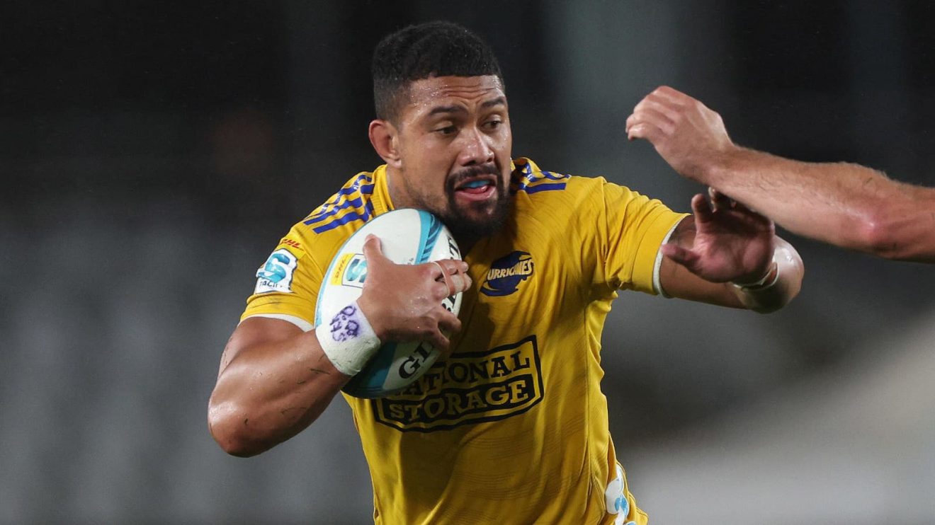 All Blacks star Ardie Savea in action for the Hurricanes in 2023.