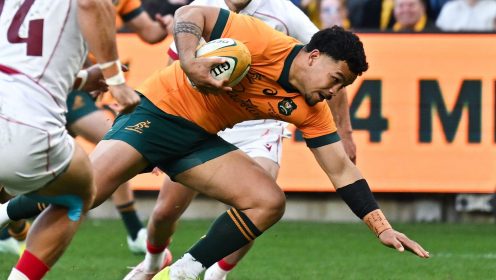 Wallabies hold off Georgia in 10-try thriller as Joe Schmidt makes it three wins from three