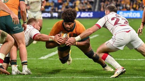 Wallabies player ratings: ‘Massively important’ back-row stars shine as Filipo Daugunu sees red