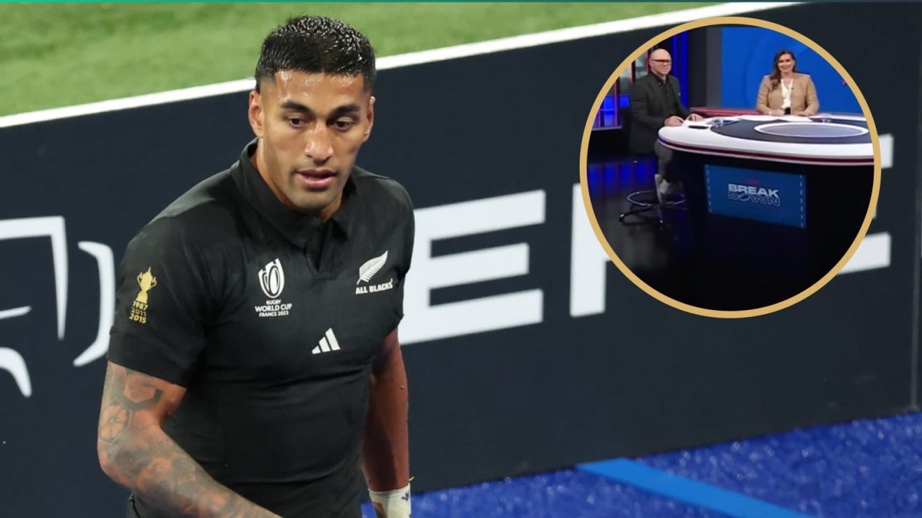 Rieko Ioane alongside The Breakdown panel.