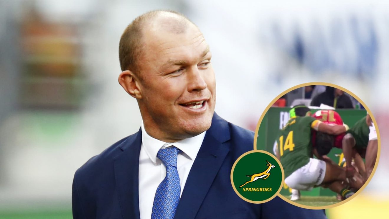 Springboks great Schalk Burger and Kurt-Lee Arendse's croc roll that resulted in a yellow card.