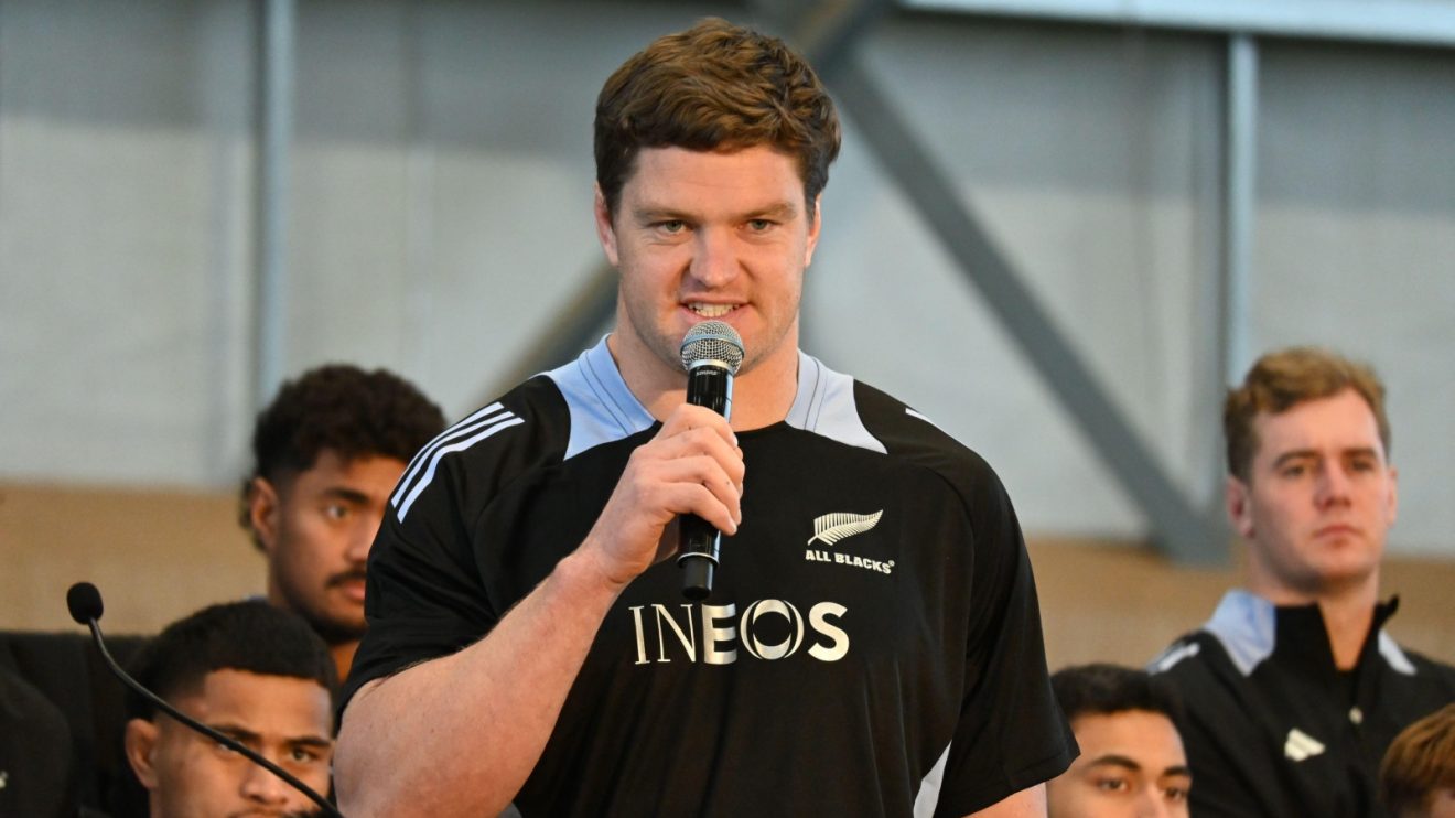 All Blacks captain Scott Barrett.