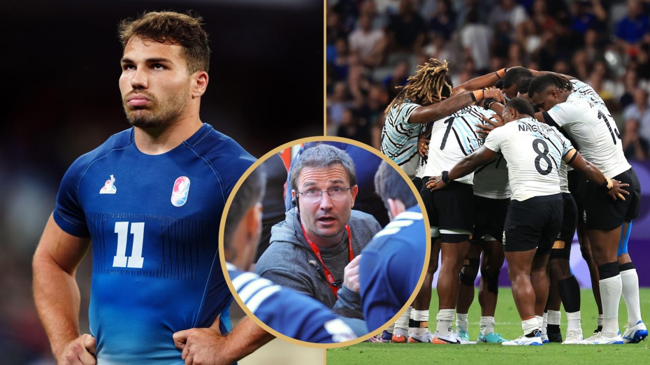 Split with Antoine Dupont, Mike Friday and the Fiji Men's Sevens.