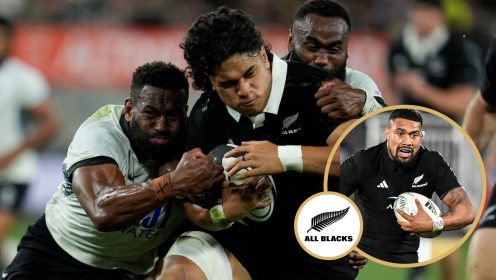‘Sometimes I have to pinch myself’ – All Blacks rookie reflects on being in the same team as his hero