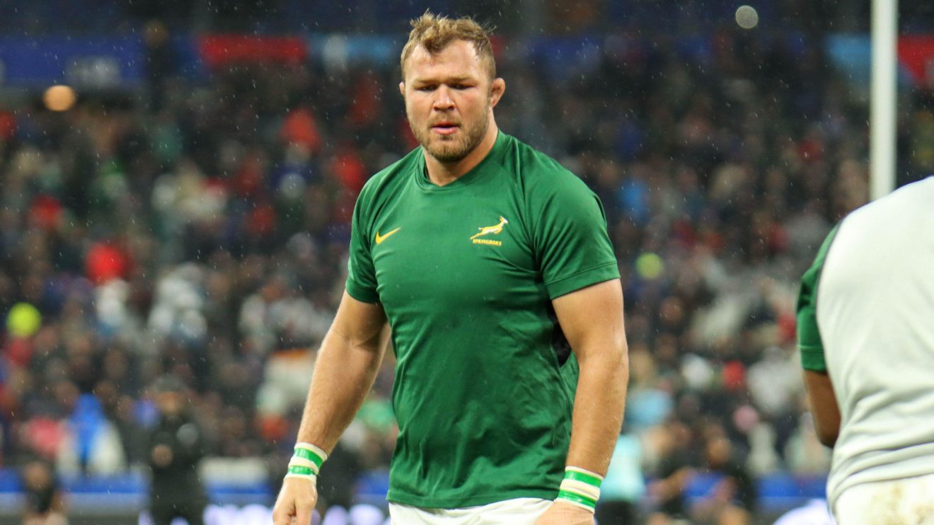 Duane Vermeulen during Springboks warm-up before game.