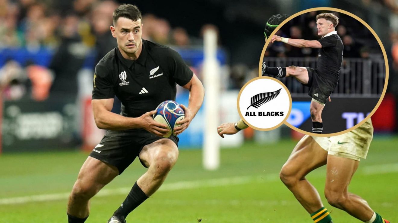All Blacks back Will Jordan and playmaker Damian McKenzie.