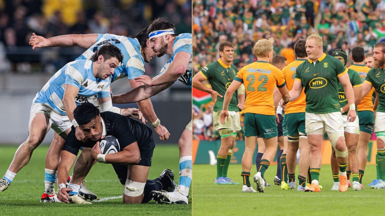 Split with All Blacks v Argentina and Wallabies v Springboks.