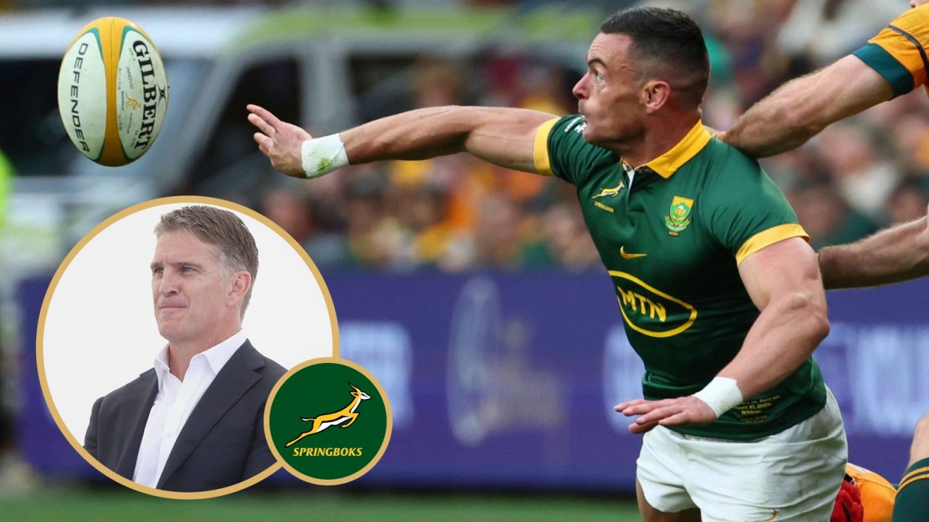 Jesse Kriel showing off Springboks' improved attack and Wallabies legend Tim Horan.