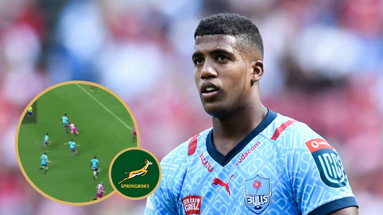 Springboks and Bulls winger Canan Moodie.