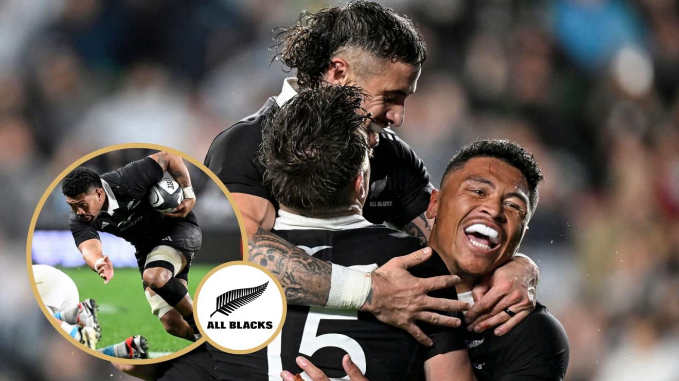 All Blacks captain Ardie Savea and backs TJ Perenara, Caleb Clarke and Will Jordan.