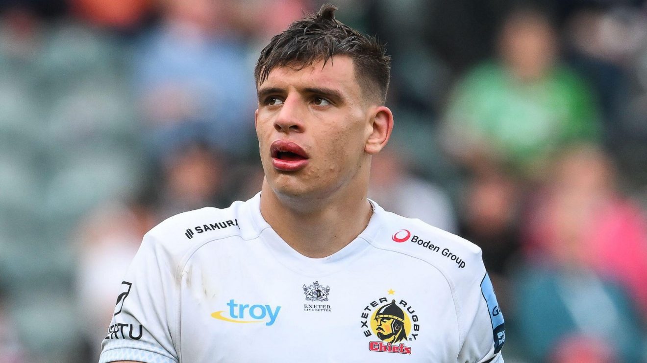 Dafydd Jenkins Exeter Chiefs Premiership 2024 - Alamy