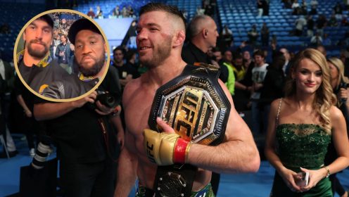 WATCH: Springboks stars Siya Kolisi and Eben Etzebeth have key role in UFC title fight