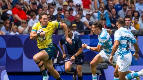 Former Wallabies star scores sensational try on rugby league debut