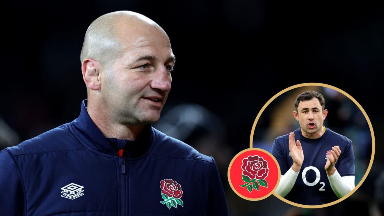 England head coach Steve Borthwick and defence coach Felix Jones.