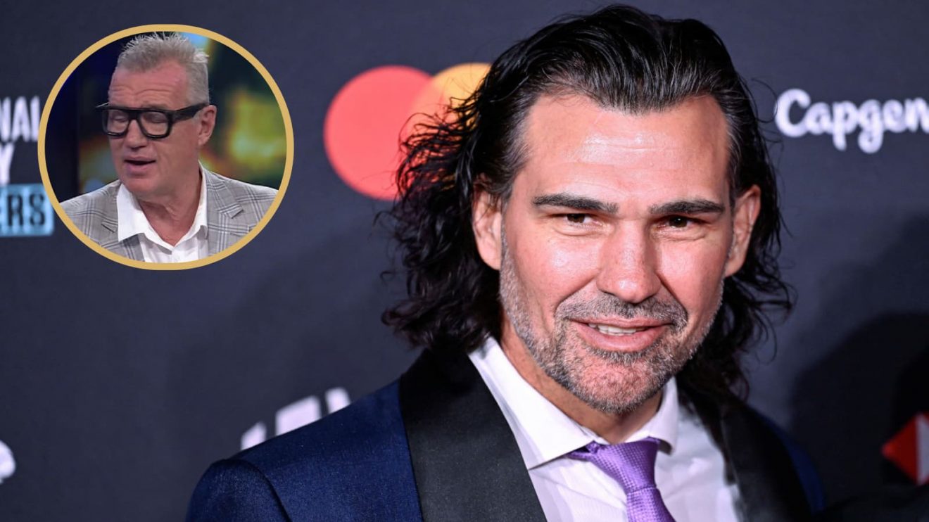 Springboks legend Victor Matfield and All Blacks great Sir John Kirwan (inset).