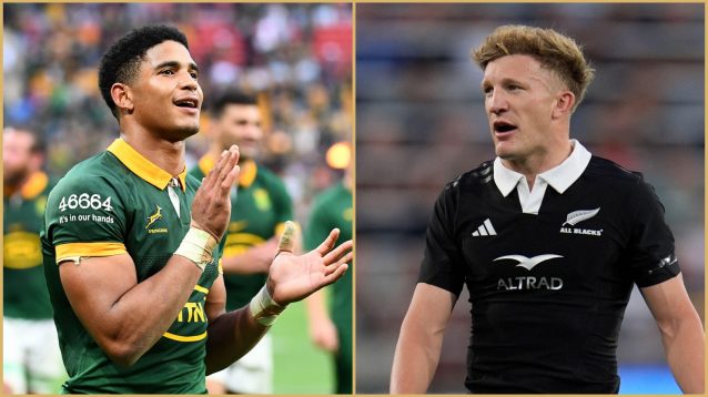 Sacha Feinberg-Mngomezulu and Damian McKenzie