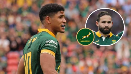 Cobus Reinach: There is no ‘guiding’ Sacha Feinberg-Mngomezulu in the Springboks squad