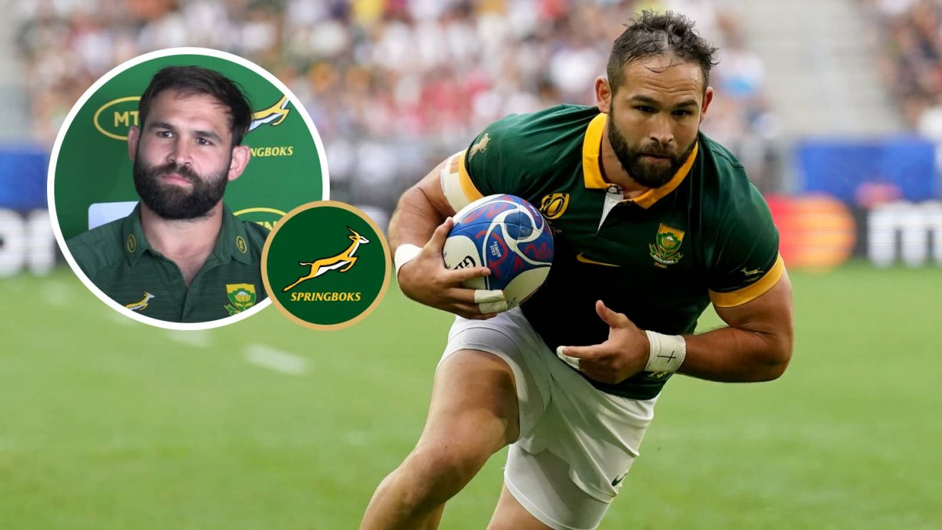 Springboks scrum-half Cobus Reinach during the Rugby World Cup.