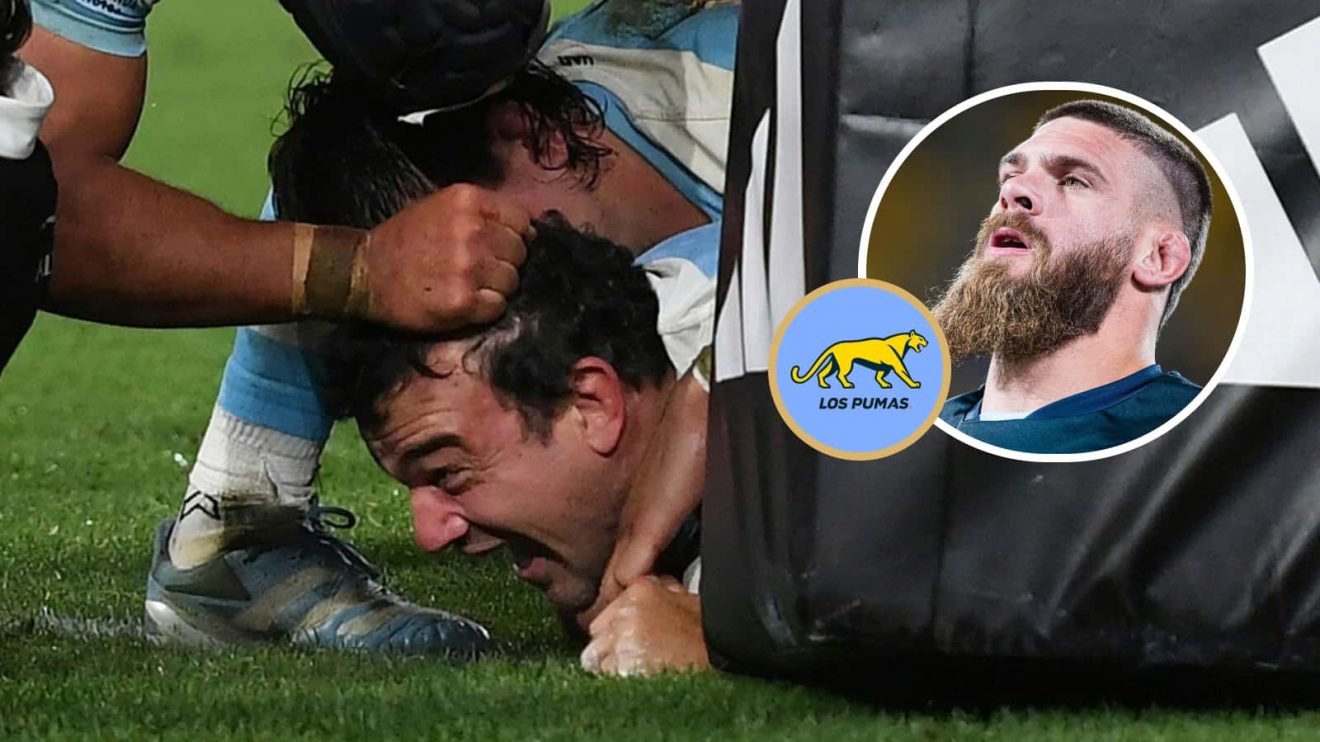 Argentina forwards Agustin Creevy and Marcos Kremer