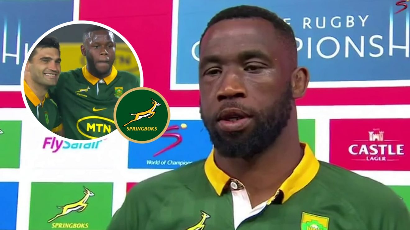 Springboks captain Siya Kolisi.