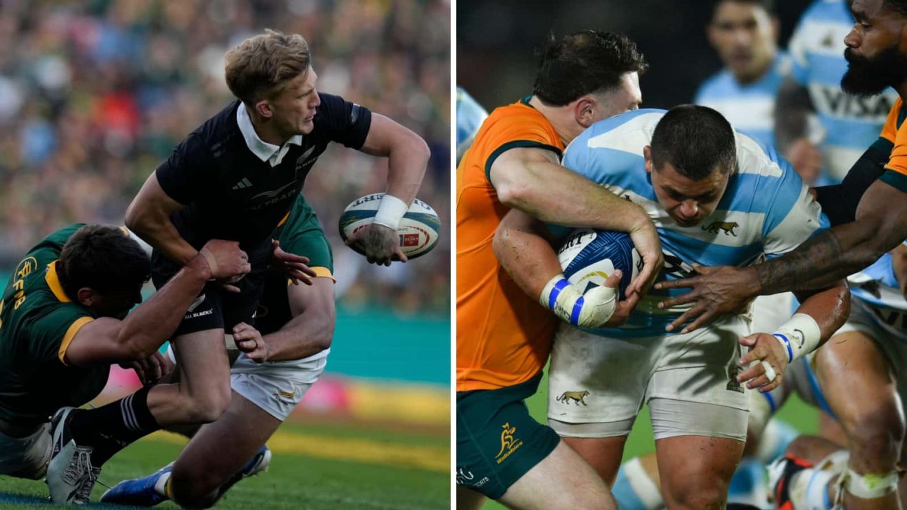 All Blacks' Damian McKenzie v Springboks and Argentina's Los Pumas Thomas Gallo against Australia.