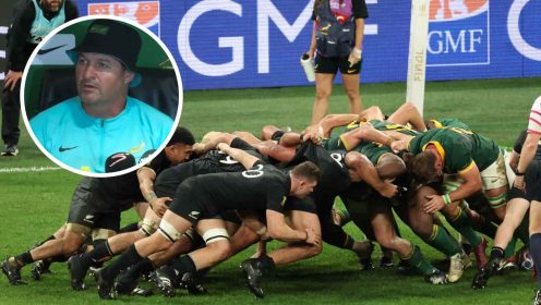 Springboks coach Daan Human: ‘All Blacks have one of the most powerful scrums in the world’