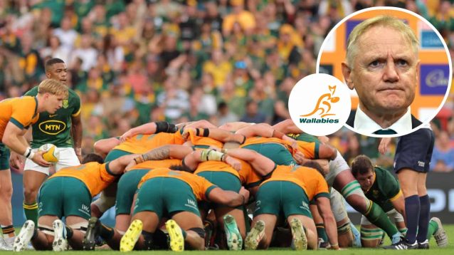 ‘I’ve never had that happen before ‘ – Joe Schmidt hits back at Springboks scrum debacle claiming Australia were ‘certainly disadvantaged’